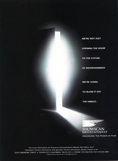 an advertisement for showcast entertainment's the shining light