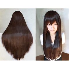 New Product ??Change Your Hair To Create Your Own Unique Womanhood Style C Now No Worry About Your Hair Shedding Or Your Thin Hair Any Longer ! Anogol Cosplay Wig Brown Long For Women Natural Medium Size(22.5") Is To Help Your Hair Style Look Natural ,Cosplay Brown Wig Unique,Special And Gorgeous. ?? Brown Cosply Wig Very Natural Feelingcmade Of 100% Superior Quality Heat Resistant Fiber. Anogol Full, Fluffy, Synthetic Brown Cosplay Wigs Durable Tangle-Free. Long Wigs Is Very Light ,But Not Heav Brown Cosplay, Long Straight Wig, Wig Costume, Anime Wigs, Green Wig, Mega Hair, Halloween Wigs, Quality Wigs, High Quality Wigs