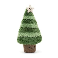 Amuseable Nordic Spruce Christmas Tree - Eden Lifestyle Jelly Cat, Spruce Christmas Tree, Green Fur, Spruce Tree, Soft Teddy Bear, Christmas Wallpaper, Imaginative Play, Baby Birthday, Poinsettia