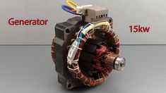 an electric motor with wires attached to it