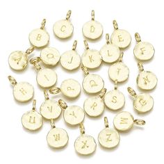 PRICES MAY VARY. You will get: 26pcs gold letter charms of the same size. Apart from that you will also get a free box Size: These letter charms are about 17mm*11.5mm*1.5mm, 2.5mm in hole diameter. 1pcs/letter, 26letters High Quality Beads: These gold alphabet letter charms have smooth surface. The alloy material makes these letter charms even less susceptible to damage Making Jewelry: These letter charms are very good choices used for necklaces, earrings, bracelets, making very exquisite jewelr Gold Metal Jewelry With Letter Beads, Homemade Phone Cases, Bracelets Making, Alphabet Pendant, Alphabet Jewelry, Gold Letter, 26 Letters, Jewelry Making Charms, Letter Charms