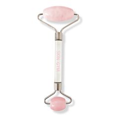 Rose Quartz Crystal Facial Roller -  Skin Gym Rose Quartz Crystal Facial Roller is a skin-care tool that you simply roll over your face in an outwards direction for a relaxing facial massage leaving you feeling refreshed.    Features     Simply roll over your face in an outwards direction for a relaxing facial massage leaving you with radiant skin Natural crystal roller has a large and small stone that you simply roll over your face in an outwards direction for a relaxing facial massage   - Rose Crystal Facial, Relaxing Facial, Crystal Roller, Skin Gym, Face Tools, Lower Lip, Face Roller, Facial Roller, Spa Essentials