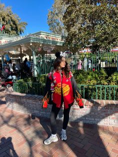 disney racer jacket, winter disney outfit inspo, cool girl disney outfit, disneyland outfit ideas, disney aesthetic, disneyland fashion, disney outfit inspo, cars racer jacket disney, casual disney outfit, Disney Outfits Guys, Disney Varsity Jacket Outfit, Disney Cars Outfit Ideas, Disneyland Outfits Leggings, Cars Disneyland Outfit, Disneyland Cars Outfit, January Disneyland Outfits, Disney Baseball Jersey Outfit, Disney Cars Outfit Women