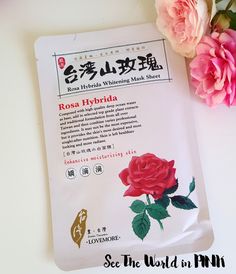 Lovemore Rosa Hybrida Whitening Mask Sheet Chinese Skincare, Happy Mask, Natural Skin Lightening, Skin Lightening Cream, Bleaching Cream, Skin Pigmentation, Face Sheet Mask, Silk Sheets, Mask Sheet