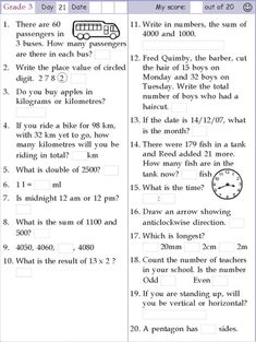 the worksheet is filled with numbers and words