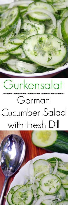 cucumber salad with fresh dill is an easy and delicious side dish for any meal