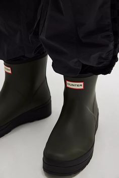 Hunter Play Short Wellies | Free People Hunter Play Boots Outfit, Hunter Play Boots, Fp Movement, Boots Outfit, Boho Clothing, Boho Outfits, Rubber Rain Boots, Rain Boots, Classic Style