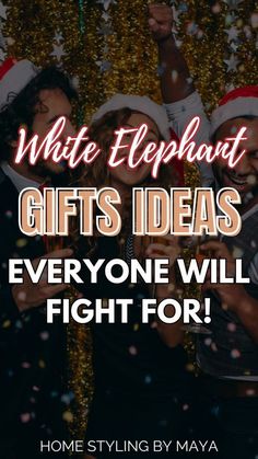 White Elephant Gift Basket Ideas, Good White Elephant Gifts, Gifts For White Elephant, Unique White Elephant Gifts