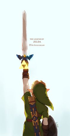 Zelda Core, The Legend Of Zelda Art, Link Tattoo, 35 Anniversary, Hero Of Time, Link Icon, Happy 35th Anniversary