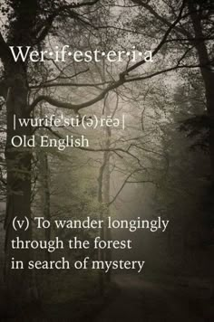 a facebook page with an image of trees in the background and text that reads, werf