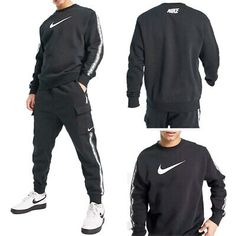 Top Seller for NIKE REPEAT Mens Full Tracksuits / Sweat / Joggers Casual Sweatshirt Gym Bottoms, Mens Clothing Fashion Shoes Boots, Nike Swoosh Logo, Sweat Joggers, Winter Shoes For Women, Tracksuit Set, Swoosh Logo, Jogger Set, Mens Fleece, Casual Sweatshirt