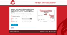 the website for wendy's customer survey