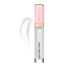 Power Plumping Lip Gloss Too Faced Lip Gloss, Lip Injection Lip Gloss, Too Faced Lip Injection, Dimensional Color, Lip Injections, Plumping Lip Gloss, Cruelty Free Beauty, Too Faced Cosmetics, Diy Makeup