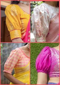 Blouse Hand Sleeves Design, Blouse Bahi Design, Paff Slives Blouse, Blouse Hand Designs Blouse Hand Designs Latest, Latest Blouse Hand Designs Pattern, Bilaus Design, Blouse Hands Design Models, Hand Models For Blouses, Puff Hands Blouse Designs