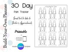 Pin on Products . #Pain_Tracker #Medical_Planner #Big_Happy_Planner #Notes_Journal Pain Tracker, Medical Planner, Notes Journal, Printable Workouts, Workout Log, Computer Paper, Health Tracker, Health Journal, Tracker Printable