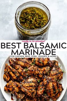 the best balsamic marinade for chicken, beef, veggies and more