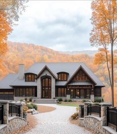 Lodge Exterior Design, Mountain Lodge Exterior, Townhome Plans, Lodge Exterior, Alpine Lodge, House Vibes, Dream House Rooms, Mountain Homes, Design Your Dream House