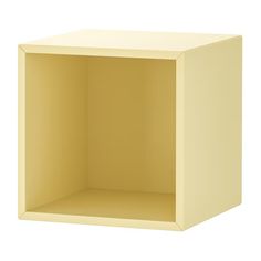 an empty yellow cube with no one inside