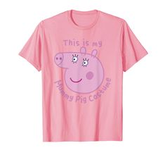 this is my mommy pig costume t - shirt for girls and boys, available in multiple colors