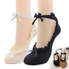 PRICES MAY VARY. 【Super Cute Design】These tied ballet dance socks are designed with cotton lace, Can make all your mediocre shoes instantly cute!It's as pretty as a circle of lace on your shoes! 【Two Ways To Wear】 You can choose to leak out the heel for a cool and sexy look, or wrap the heel for a cozy and cute look. 【No Size Worries】These lace frilly sock are made of 65% cotton, 28% acrylic, 7% spandex with a very stretchy. can be easily worn by all sizes of feet, and are comfortable and Sweat Frilly Socks And Heels, Frilly Socks Outfit, Coquette Accessories, Lace Ankle Socks, Socks For Flats, Best Socks, Ruffle Socks, Dance Socks, Frilly Socks