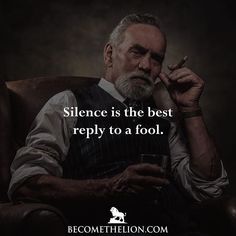 Sometimes you have to bite your tongue. There is no point in arguing with someone who wants to bring you down to their level. A lion knows when to speak, when to talk and when to move on. They don't have time for these precarious arguments with those lower than them. Make the other person sit with what they said. Leave them wondering what you're thinking. Arguing is an immature move made by sheep. Lions talk with power, and never settle for arguments with people who don't share the same minds... Forex Quotes, Healthy Thoughts, Gangster Quotes, Belief System, Gentleman Quotes, Lovely Quotes, Gut Feeling, Warrior Quotes, Joker Quotes