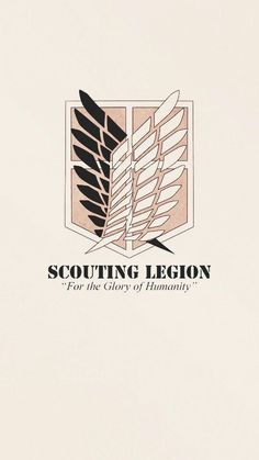 the logo for scouting legend for the glory of thunders is shown in black and white