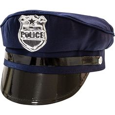 a police officer's hat is shown on a white background