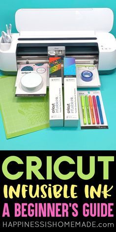 cricut infusible ink beginner's guide with instructions to use it