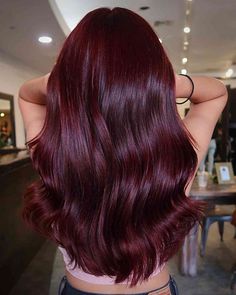 Wine Red Hair Color, Cherry Hair Colors, Red Hair Color Ideas, Cherry Red Hair