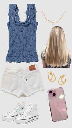 Summertime Outfits, Preppy Summer Outfits, Outfit Inspo Summer, Easy Trendy Outfits