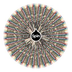 the word spin written in many different languages