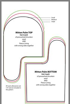 the mitten palm top is shown with instructions to make it easier for them to use