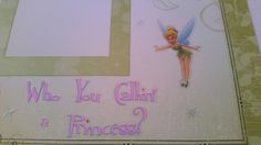 a photo frame with the words, who you callin'a princess?