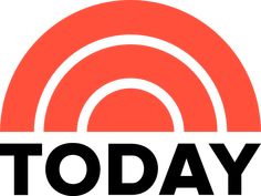 the today logo with an orange and white circle