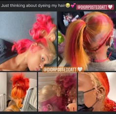 Peach Hair Colors, Mixed Curly Hair, Peach Hair, Feed In Braids Hairstyles