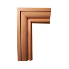 an image of a copper colored frame on a white background