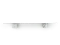 Sten Shelf by Normann Copenhagen - 120 cm / White Carrara Marble Copenhagen Furniture, Danish Words, Decorative Shelf, White Carrara Marble, Lighting Gifts, Stationery Storage, Normann Copenhagen, Single Stone, Childrens Furniture