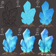 how to draw crystals in adobe and photoshopped with the help of this step by step guide