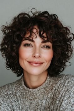 33+ Stylish Short Curly Hairstyles for Older Women You Must See in 202 – CreativeBooster Black Women Wavy Hair, Haircuts For Double Chin, Older Woman Curly Hair, Ponytail Hairstyles For Kids, Curly Hairstyles For Older Women, Quick Ponytail Hairstyles, Cornrow Box Braids, Woman Curly Hair, Women Wavy Hair