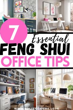 home office feng shui tips Productive Workspace, Office Decor Ideas, Feng Shui Tips