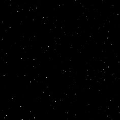 the night sky is filled with white stars