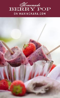 strawberry berry pop is an easy summer treat