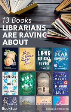 books with the title 13 books librarians are raviing about