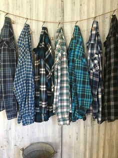 Flannel Style, Flannel Outfits, Blue Plaid Shirt, Plaid Shirts, Flannel Shirts, Mens Flannel Shirt, Mens Fashion Casual Outfits, Cool Outfits For Men, Bridesmaid Robes