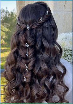 Prom Hairstyles For Medium Hair, A Cute Hairstyle, Cute Prom Hairstyles, Prom Hair Medium, Prom Hairstyles Updos, Formal Hairstyles For Long Hair, Quinceanera Hairstyles, Prom Hair Down, Cute Hairstyle