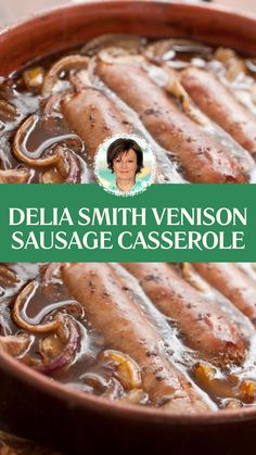 Delia Smith Venison Sausage Casserole Deer Sausage Recipe Dinners, Fat Free Cake Recipes, Deer Sausage, Venison Sausage, Sausage Casserole Recipes, Delia Smith, Mustard Powder, How To Thicken Sauce, Best Sausage