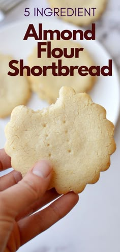 almond flour shortbread Cookies Almond Flour, Almond Flour Shortbread Cookies, Almond Flour Shortbread, Gluten Free Almond Cookies, Almond Flour Recipes Cookies, Gluten Free Shortbread Cookies, Cookies Sans Gluten, Glutenfri Baking, Cashew Recipes