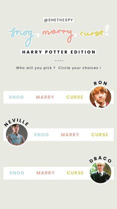 the harry potters quiz is shown in this image