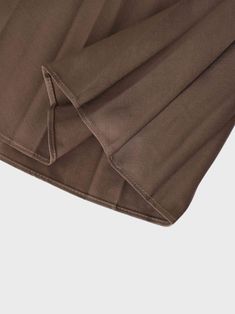 Upgrade your wardrobe with our Pleated Skirt 35"-Brown. Made with 35" of soft, pleated fabric, this skirt adds effortless style and sophistication to any outfit. Brown Solid Color Skirt For Fall, Brown Solid Color Mini Skirt, Brown Flowy Pleated Skirt For Spring, Spring Brown Flowy Pleated Skirt, Fall Brown Pleated Skirt With Pleated Hem, Brown Pleated Skirt With Pleated Hem For Fall, Brown Flowy Pleated Skirt, Fitted Solid Color Brown Skirt, Fitted Solid Brown Skirt