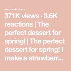 371K views · 3.6K reactions | The perfect dessert for spring! | The perfect dessert for spring!

I make a strawberry upside down cake. | By Justine Kameron | Alright, now that we have our
strawberry slices laid out on our grease nine by 13, I'm
going to bring in my six ounce box of strawberry jello and
we're going to sprinkle that right over our strawberry.
We're going to use this whole box. This is going to make such
a delicious and easy strawberry dessert. This dessert is such a
crowd pleaser. And I think your family will love it. Okay.
Beautiful. Mm mm mm. Next I'm coming in with my mini
marshmallows and this is the ten ounces and we're just
going to sprinkle that right on top of those strawberries and
that jello. Now, it's so important that you crease your
pan with this dessert because